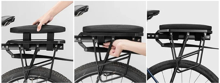 Torba rowerowa RockBros Bag for Bicycle Rack 5 l Black (30140062001) - obraz 7