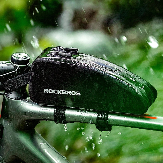 Велосумка RockBros AS-019 Bicycle Frame Bag Waterproof 1.5 l Black (5907769362132) - зображення 15