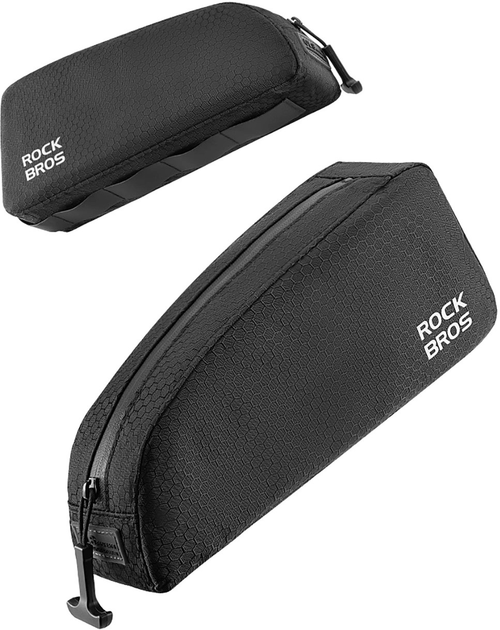 Torba rowerowa RockBros Top Tube Frame Bag 0.9l Black (3012011701) - obraz 4