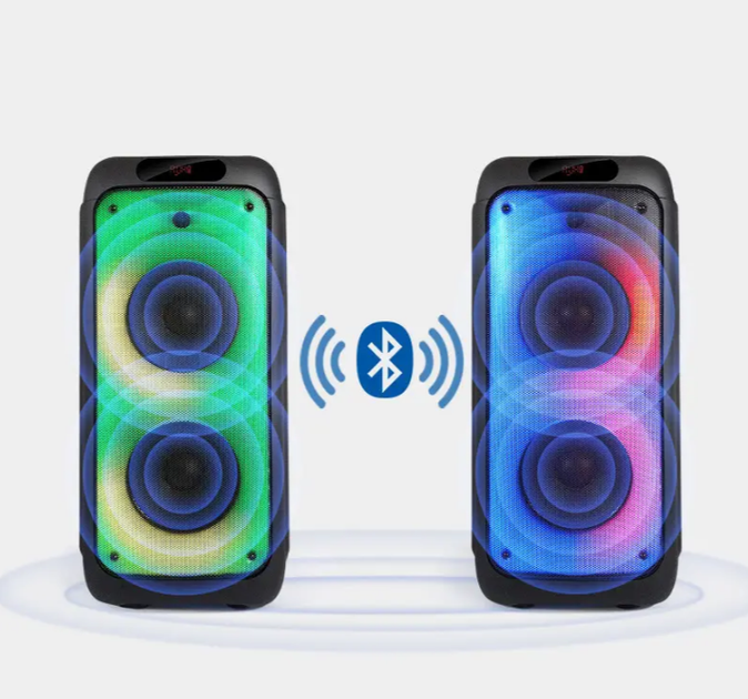 Колонка акумуляторна ZPX ZX-7785 partybox з радіомікрофоном (200W/USB/BT/FM/TWS) - зображення 4