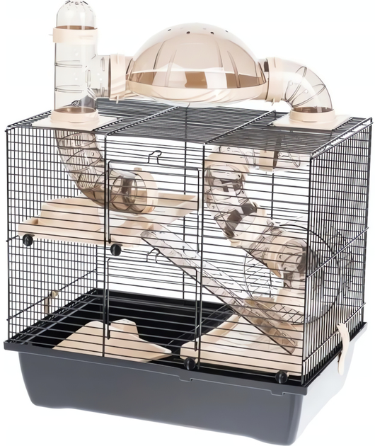 Klatka dla gryzoni Inter-Zoo Rocky 42x29x55 cm (5907600701045) - obraz 1