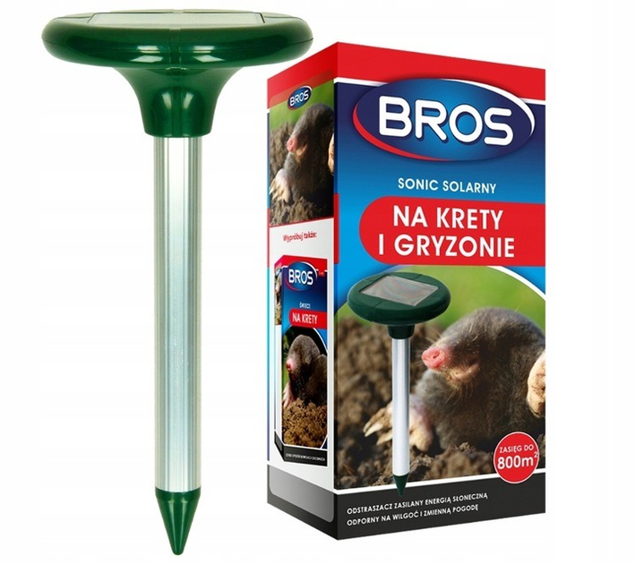 Відлякувач кротів Bros Conic сонячний (5904517044883) - зображення 2