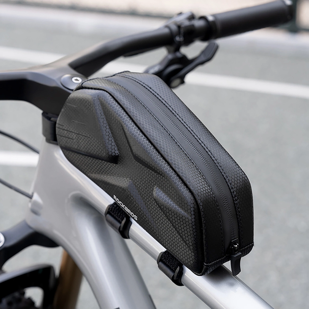 Torba rowerowa RockBros Bike Bag, Rigid, Frame, Top Tube, 1.4l Black (3012011501) - obraz 8