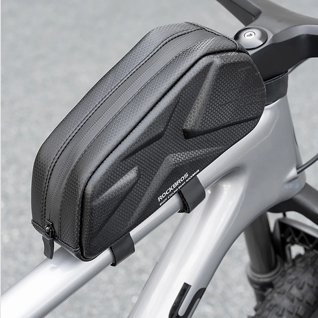 Torba rowerowa RockBros Bike Bag, Rigid, Frame, Top Tube, 1.4l Black (3012011501) - obraz 10