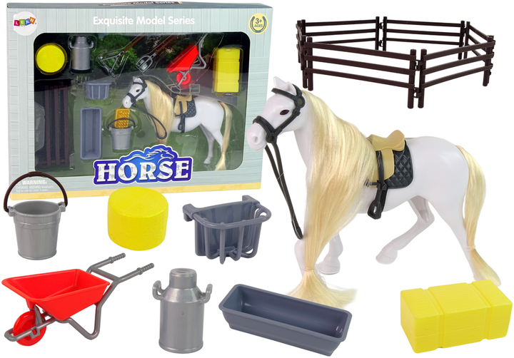 Набір Lean Toys з 11 коней для розчісування з аксесуарами (5905323212787 / 5905323212794) - зображення 1