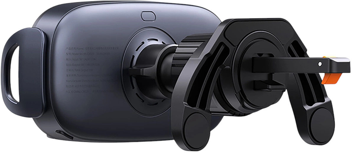 Uchwyt samochodowy do telefonu Baseus LightChaser BS-CM029 Qi 15W Black (6932172654306) - obraz 4