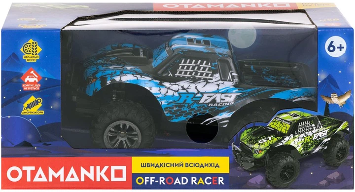 Машинка на радиоуправлении OTAMANKO Скоростной вездеход OFF-ROAD RACER Синий (5320256) - изображение 7