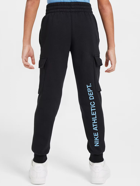 Підліткові спортивні штани-джогери для хлопчика Nike B NSW SI FLC Cargo Pant BB HV6972-010 137-147 M Чорні (197861863544) - зображення 2