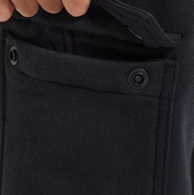 Підліткові спортивні штани-джогери для хлопчика Nike B NSW SI FLC Cargo Pant BB HV6972-010 137-147 M Чорні (197861863544) - зображення 8