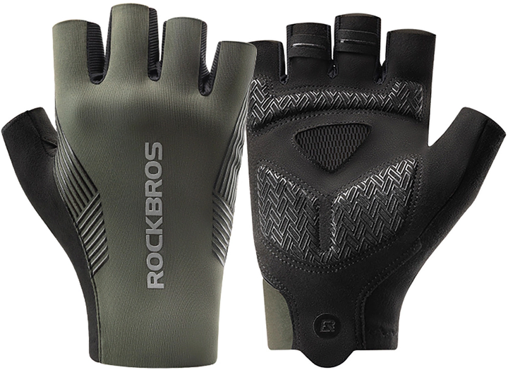 Rękawiczki rowerowe Rockbros S Green (5907769373749) - obraz 1