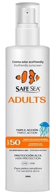 Спрей для тіла Safe Sea Spray Adults SPF 50 250 см (8437016027158) - зображення 1