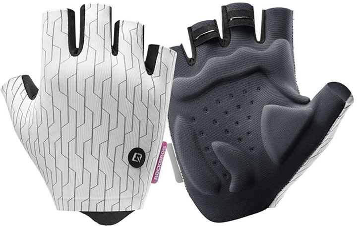 Велорукавички Rockbros MTB XL White/Black (5907769373930) - зображення 1