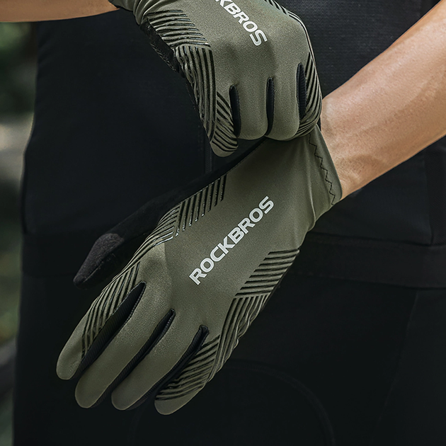 Велорукавички Rockbros XXL Green (5907769373787) - зображення 6