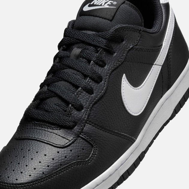 Чоловічі кеди низькі Nike Big Low 355152-016 44.5 (10.5US) Чорні з білим (91201781195) - зображення 6