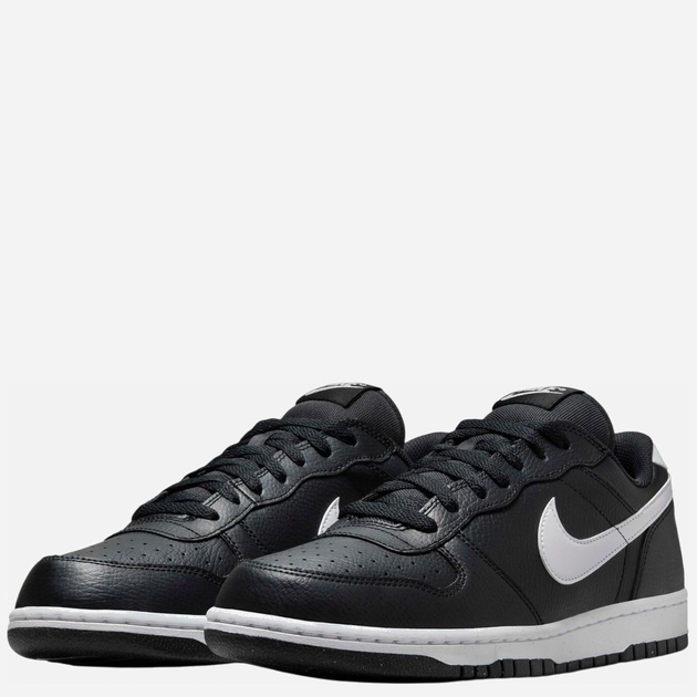Чоловічі кеди низькі Nike Big Low 355152-016 44 (10US) Чорні з білим (91201781188) - зображення 2