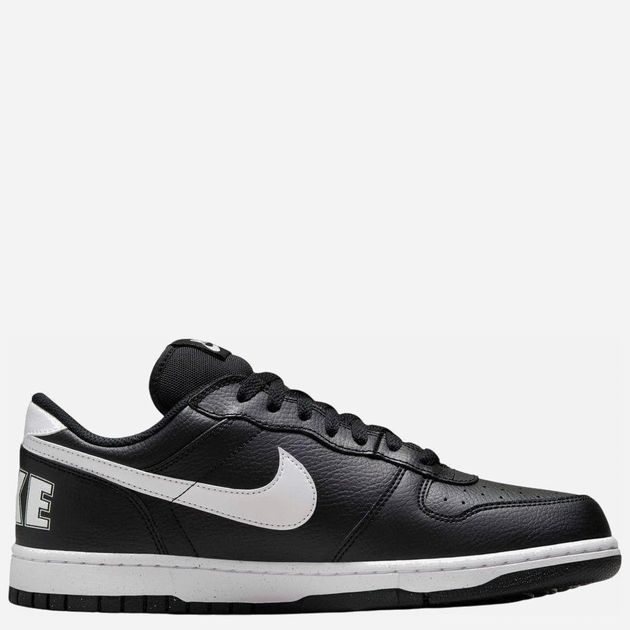 Sneakersy męskie Nike Big Low 355152-016 45 (11US) Czarne z białym (91201781201) - obraz 1