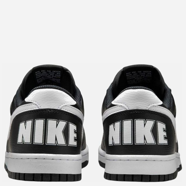Чоловічі кеди низькі Nike Big Low 355152-016 42.5 (9US) Чорні з білим (91201781164) - зображення 4