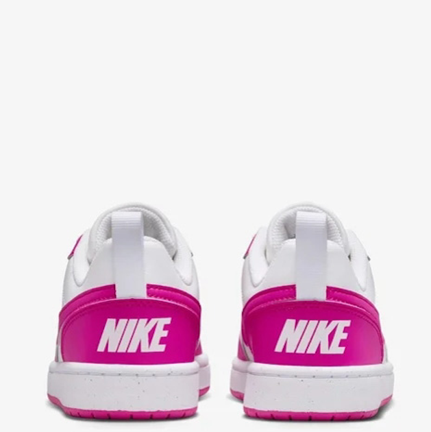 Підліткові кеди для дівчинки Nike Court Borough Low Recraft (GS) DV5456-123 39 (6.5Y US) Білі з рожевим (197859902170) - зображення 4