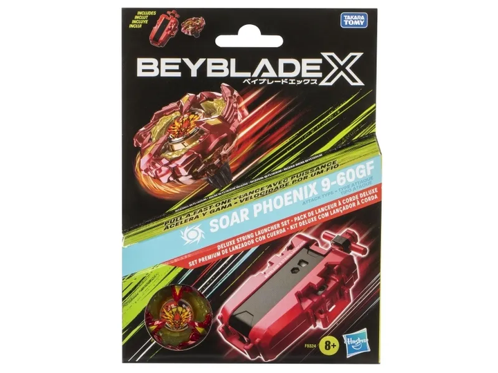 Zestaw Beyblade X BX Deluxe z wyrzutnią na sznurek i bączkiem (5010996256607) - obraz 3
