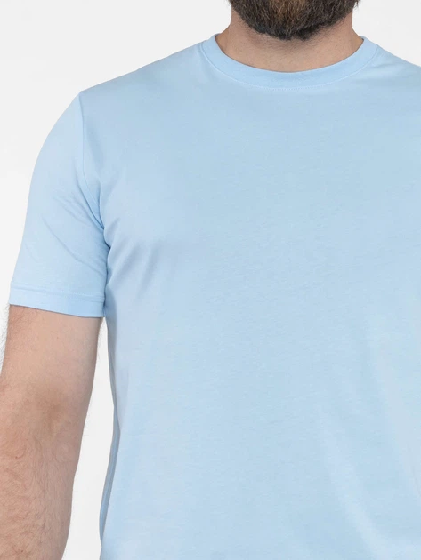 Футболка чоловіча блакитна з бавовняго джерсі Arber T-SHIRT FF19 XXXL зріст 6 блакитний (M13.16.23.521) - Фото 4 Футболка чоловіча блакитна з бавовняго джерсі Arber T-SHIRT FF19 XXXL зріст 6 блакитний (M13.16.23.521) - изображение 4