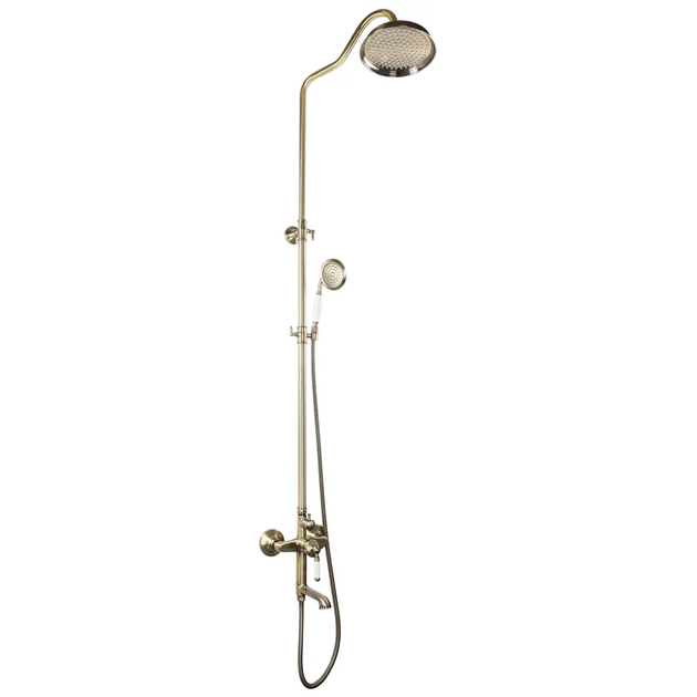 Душова колона зі змішувачем MIXXUS PREMIUM VINTAGE BRONZE 009-J (Колір бронза) (MI2865) - Фото 1 Душова колона зі змішувачем MIXXUS PREMIUM VINTAGE BRONZE 009-J (Колір бронза) (MI2865) - изображение 1