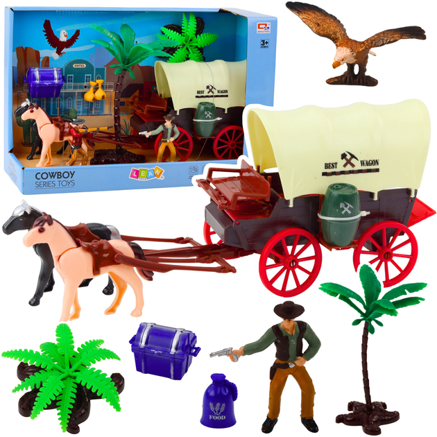 Набір Lean Toys "Ковбой" з 8 предметів (5905991054443) - зображення 1