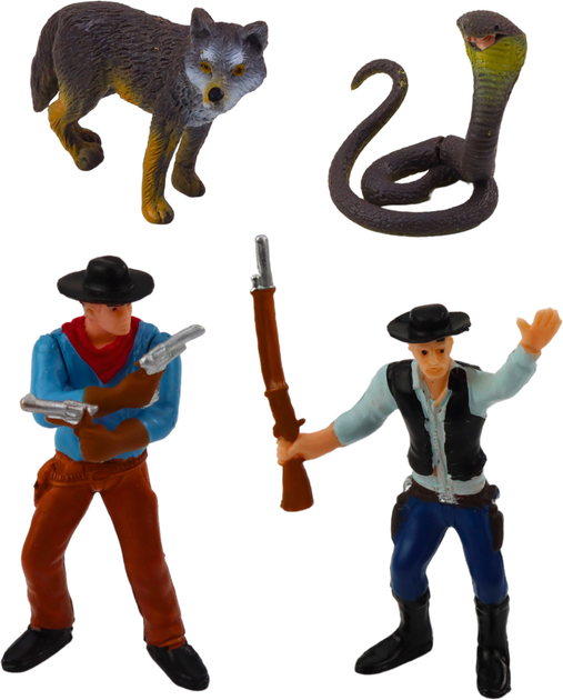 Zestaw kowbojski Lean Toys Dziki Zachód 10 elementów (5905991054450) - obraz 3