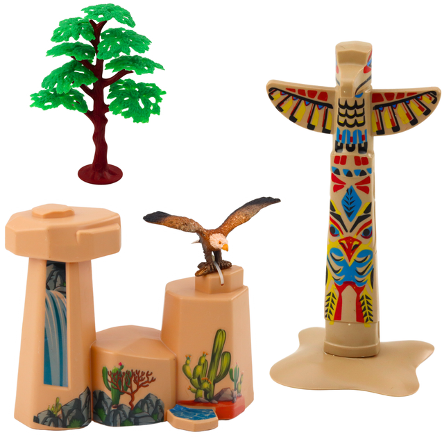 Набір іграшок Lean Toys Indian Village 8 предметів (5905991054474) - зображення 2
