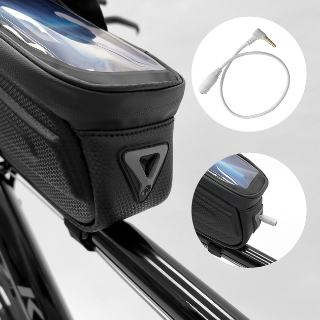 Torba rowerowa Wozinsky WBB28BK na ramę 1.7 l Black (5907769301438) - obraz 7