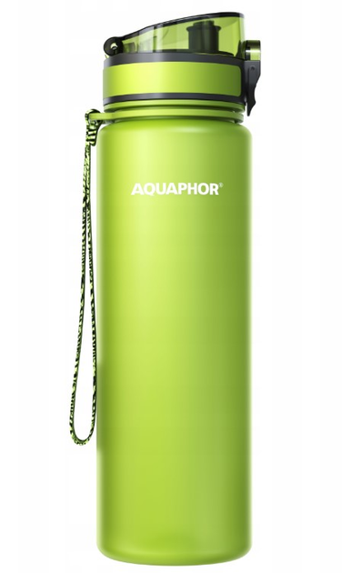 Butelka filtrująca na wodę Aquaphor City 800 ml Zielona (4744131019512) - obraz 1