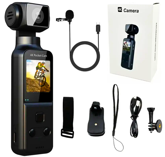 Камера 4K нагрудна WiFI міні камера 1080P Full HD Sports Action Camera UKC KA1 - Фото 10 Камера 4K нагрудна WiFI міні камера 1080P Full HD Sports Action Camera UKC KA1 - зображення 10