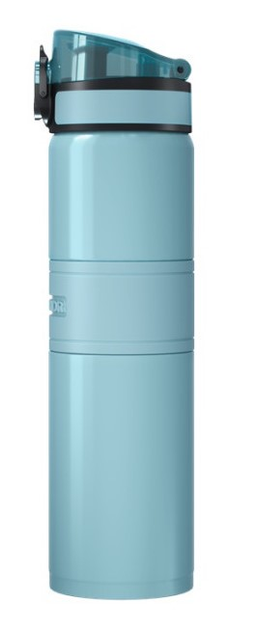 Butelka termiczna Aquaphor CITY COOL 500 ml Błękitna (4744131018928) - obraz 2