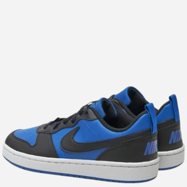 Підліткові кеди для хлопчика Nike Court Borough Low Recraft (GS) HM6293-480 39 (6.5Y US) Сині з чорним (197599037392) - зображення 3