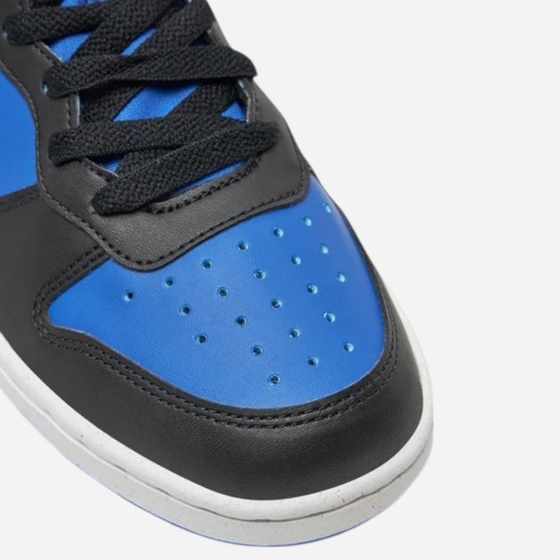 Підліткові кеди для хлопчика Nike Court Borough Low Recraft (GS) HM6293-480 39 (6.5Y US) Сині з чорним (197599037392) - зображення 6