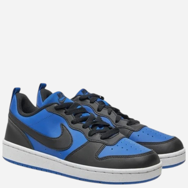 Sneakersy młodzieżowe chłopięce Nike Court Borough Low Recraft (GS) HM6293-480 37.5 (5Y US) Niebieskie z czarnym (197599029878) - obraz 2
