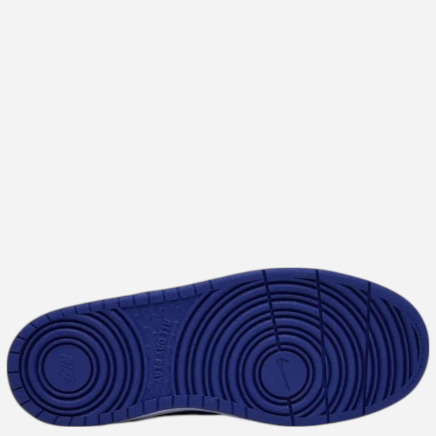 Підліткові високі кеди для хлопчика Nike Court Borough Mid 2 (GS) CD7782-404 38.5 (6Y US) Сині з чорним (197594236608) - зображення 4
