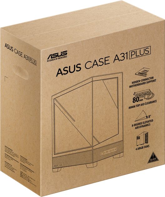 Корпус ASUS A31 Plus Tempered Glass Black (90DC00R0-B19000) - зображення 18