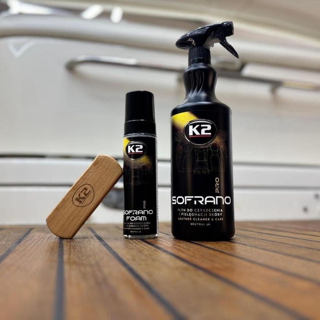 Środek do czyszczenia i pielęgnacji tapicerki skórzanej K2 Sofrano Pro 1l (5906534022141) - obraz 5