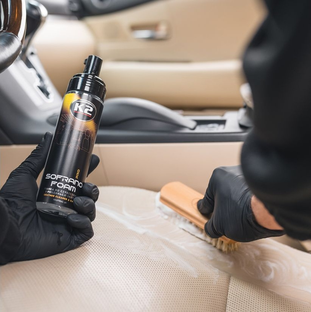Засіб для очищення та догляду за шкіряним салоном K2 Sofrano Foam Pro 200 мл (5906534022158) - зображення 8