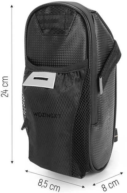 Велосумка Wozinsky WBB20BK підсідельна 1.5 л Black (5907769300622) - зображення 6
