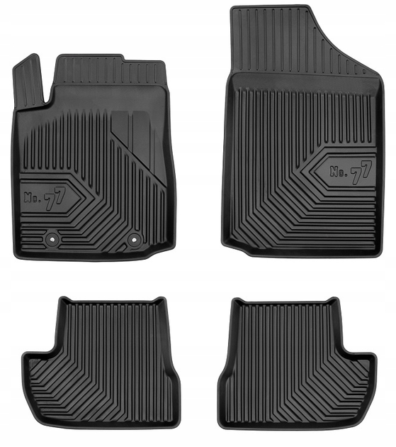 Dywaniki samochodowe Frogum No.77 do Citroën C2 2003–2009 4 szt (5902643441941) - obraz 1