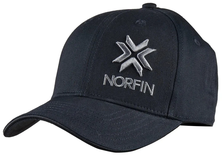 Бейсболка "NORFIN" BLACK (черная, сетка),AM-6024 - Фото 1 Бейсболка "NORFIN" BLACK (черная, сетка),AM-6024 - изображение 1