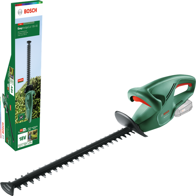 Кусторез аккумуляторный Bosch EasyHedgeCut 18-45 Без АКБ и зарядного устройства (0600849H03) - Фото 1 Кусторез аккумуляторный Bosch EasyHedgeCut 18-45 Без АКБ и зарядного устройства (0600849H03) - изображение 1