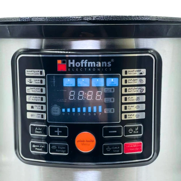 Мультиварка скороварка Hoffmans HM-721 с дисплеем на 14 программ электрическая 14л для дома 2400Вт - изображение 5