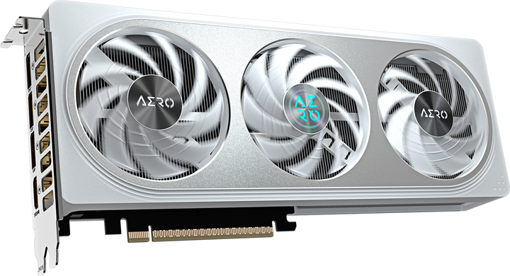 Відеокарта Gigabyte PCI-Ex GeForce RTX 5060 AERO OC 8G 8GB GDDR7 (128bit) (2595/28000) (HDMI, 3 x DisplayPort) (GV-N5060AERO-OC-8GD) - зображення 3
