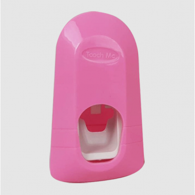 Держатель для зубных счёток с дозатором для зубной пасты Toothpaste Dispenser JX1000 на 5 щеток 12,7 х 6,8 х 6,5 см Розовый - изображение 2