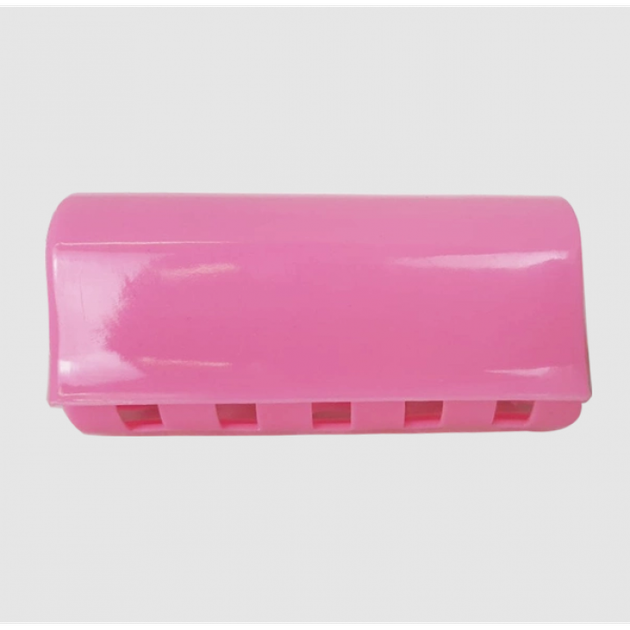 Держатель для зубных счёток с дозатором для зубной пасты Toothpaste Dispenser JX1000 на 5 щеток 12,7 х 6,8 х 6,5 см Розовый - изображение 3