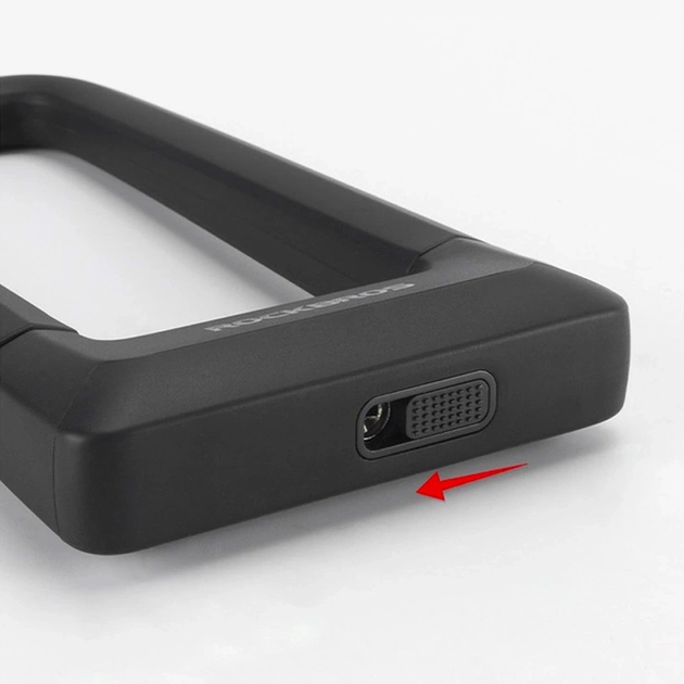 Zapięcie rowerowe Rockbros RKS626 U-lock Black (5907769313523) - obraz 4