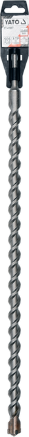 Wiertło do żelbetu Yato sds plus premium x tip 22 x 600 mm YT-41967 (5906083037252) - obraz 1