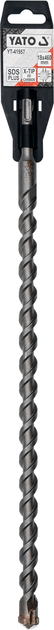 Wiertło do żelbetu Yato sds plus premium x tip 18 x 460 mm YT-41957 (5906083037153) - obraz 1